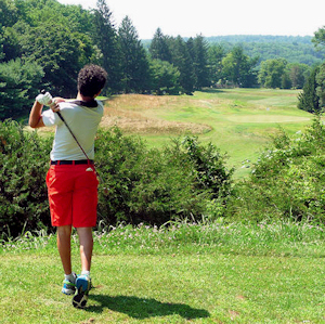 Golf course at summer camp